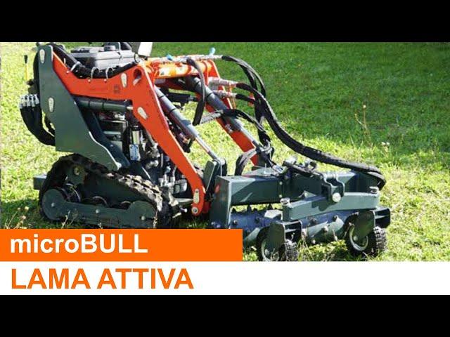 Lama Attiva microBull per la Pulizia dei Vialetti in Ghiaia