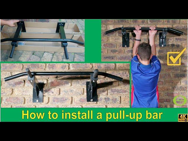 How to install a pull-up bar - step by step installation