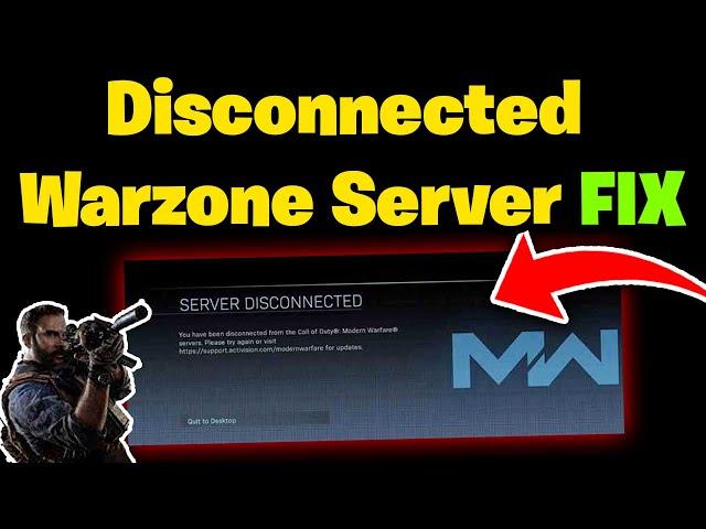 How to FIX Disconnecting From Server in COD Warzone! (PS4, PS5 & XBOX, PC) Season 1 Pacific Update