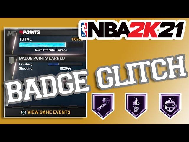 NBA 2K21 BADGE GLITCH!  GET 6-10 BADGES IN ONE HOUR [PS4 and XBOX] (WORKING 9/28/2020)