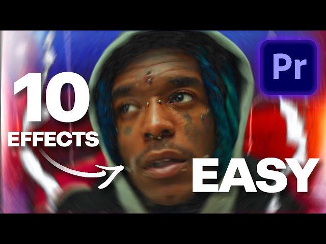 10 UNDERRATED Music Video Effects in UNDER 10 Minutes | Premiere Pro !