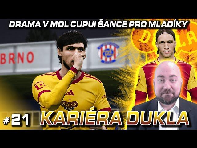 Drama v MOL Cupu a Šance pro Mladíky #21 | Dukla Praha Kariéra PES CZ Let's Play