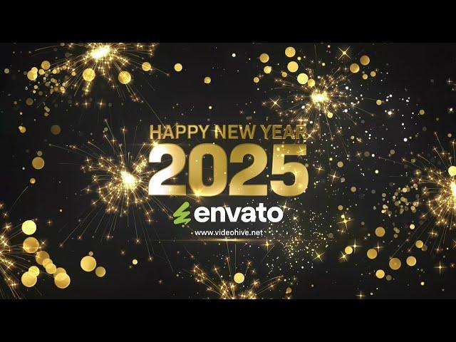  Happy New Year *2025* Wishes (After Effects Template)