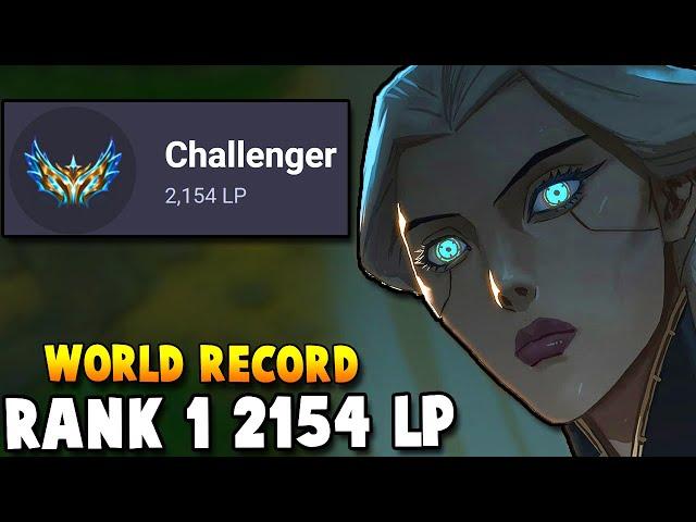 This guy broke the WORLD RECORD for MOST LP with 2154 LP Rank 1 Challenger
