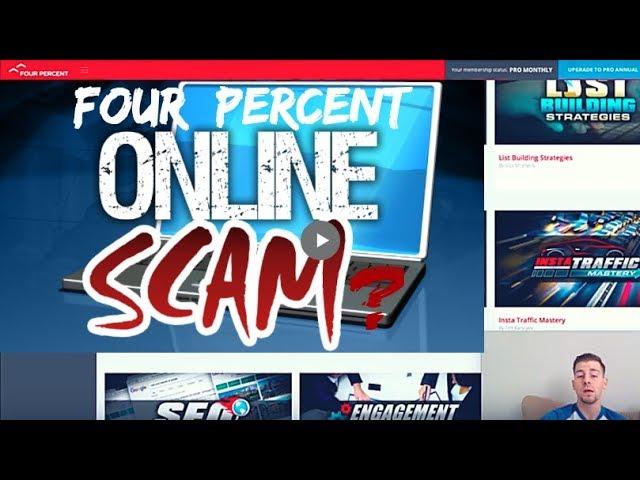 Four Percent Group EXPOSED! - Full Review