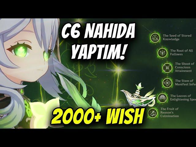 EN ŞANSLI WISH YAYINIM! | C6 NAHIDA & 2000+ WISH | Genshin Impact Türkçe