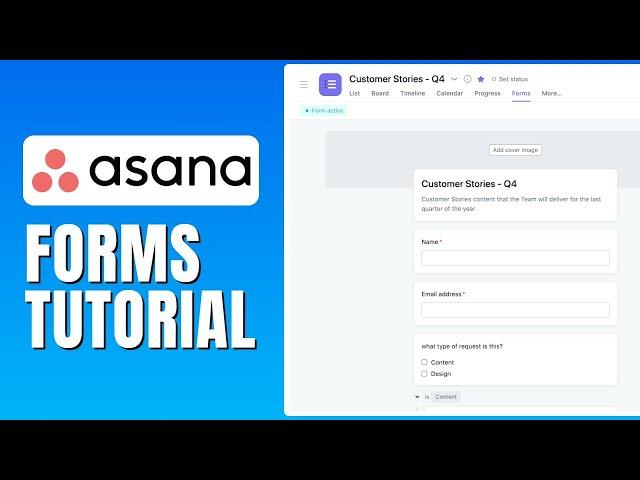 Asana Form Tutorial - How To Use Form In Asana Beginners Tutorial