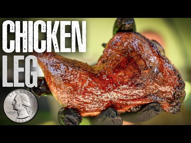 Smoked BBQ Chicken Leg Quarters - Easy!