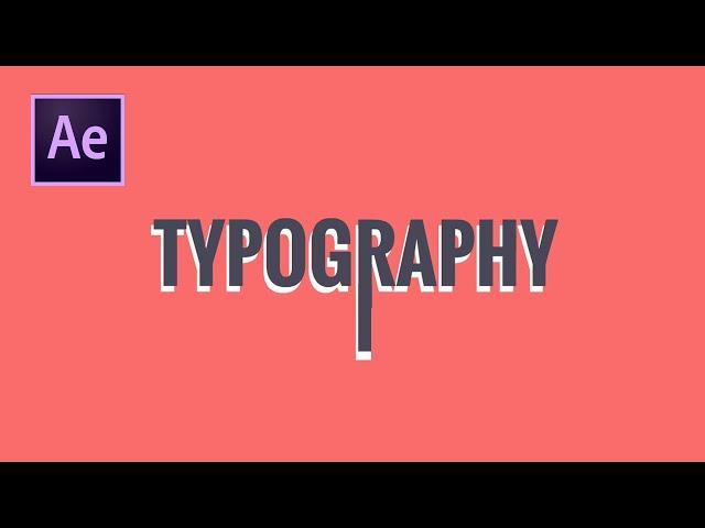 Kinetic Typography in After Effects - No Plugins Needed! | Step-by-Step Tutorial