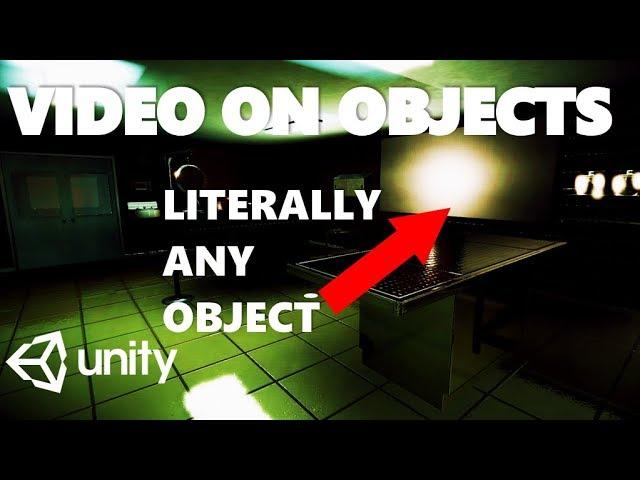 How To Make A VIDEO PLAY In Unity On ANY OBJECT In Your Game!