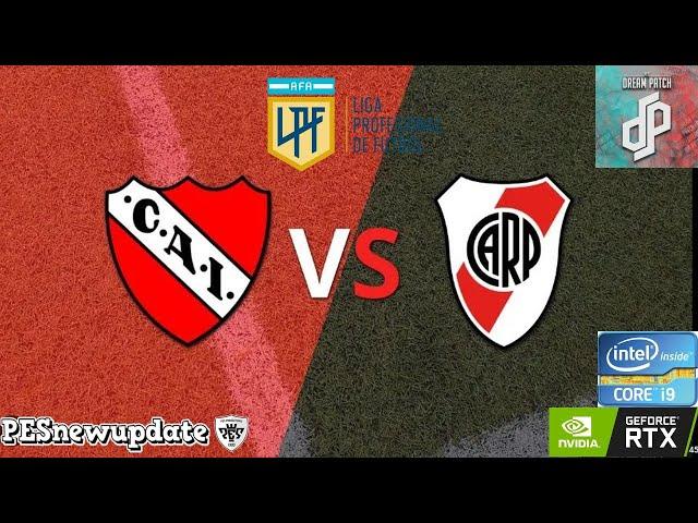 Independiente Vs River Plate // Copa de la Liga Argentina 2024 // (Pes 2021 Dream Patch)