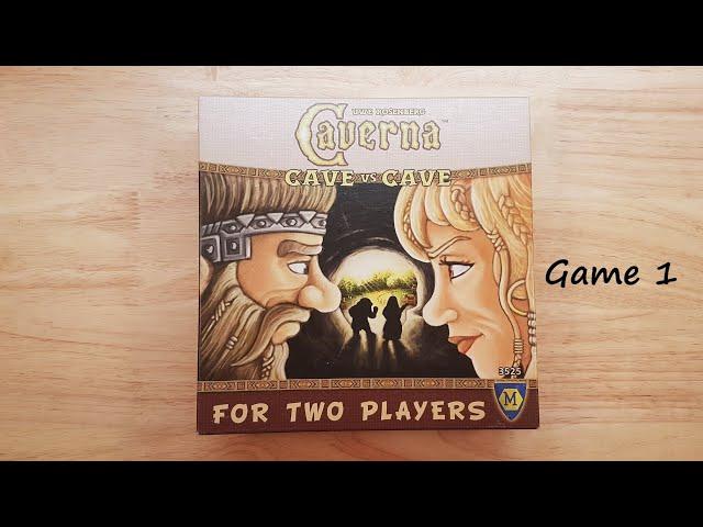 Caverna: Cave vs Cave - Solo Playthrough - Game 1