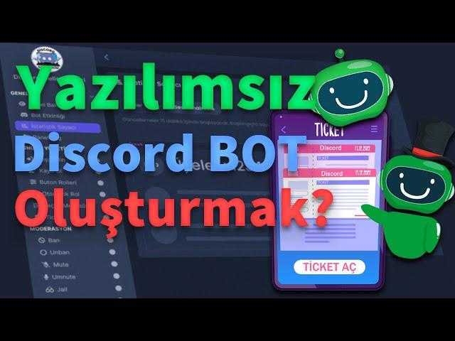 Discord 3 DK'DA Yazılımsız Bot Oluştur! (Discord IBOT Tanıtım)