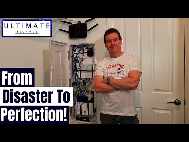 HOME NETWORKING 101 QUICK & EASY RESIDENTIAL NETWORK PANEL INSTALL AND INSTALLING NETWORK DEVICES!