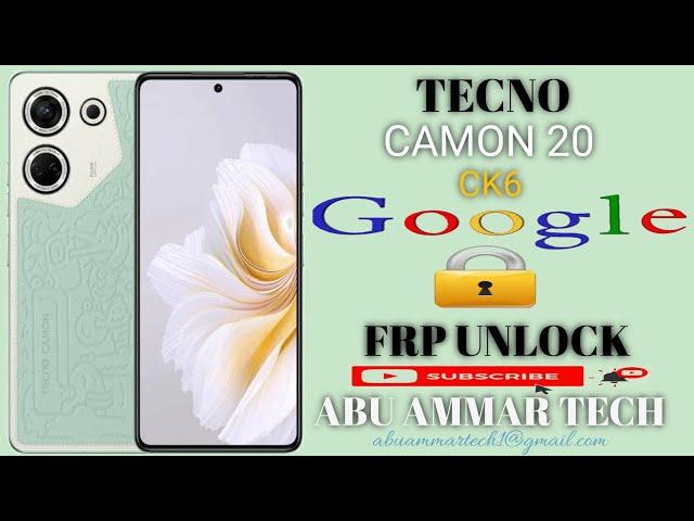 Tecno Camon 20 frp bypass, CK6 frp bypass, one click with tfm tools