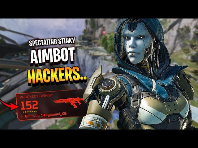 spectating a HACKER with an insane aimbot.. - Apex Legends