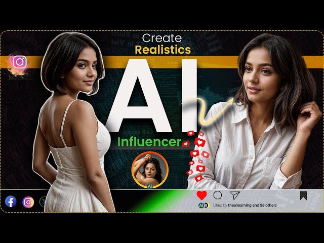 Create Realistic Ai Influencer for Free | AI Model Instagram 2024 | Create Your Own Ai Influencer