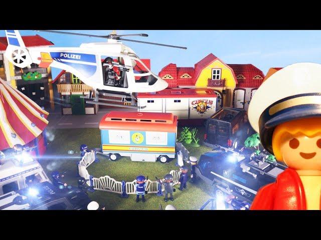 VERBRECHERJAGD MIT POLIZEI-HUBSCHRAUBER SEK EINSATZ-Matz der Meisterdetektiv 3 PLAYMOBIL Stopmotion