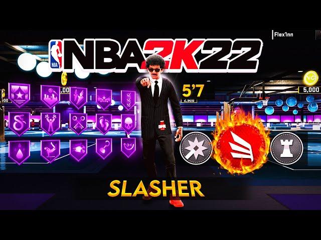 My 2K21 SLASHER BUILD is BACK but he's 5'7 (nba 2k22)