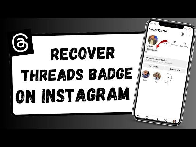 How to Recover Threads Badge on instagram | Get Back Threads Badge on instagram