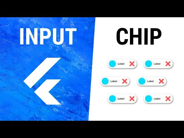 Flutter InputChip Widget