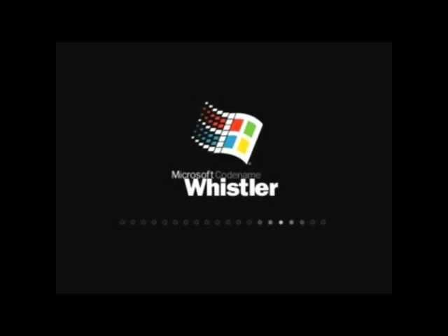 Windows Whistler startup and shutdown sounds in 1080p HD