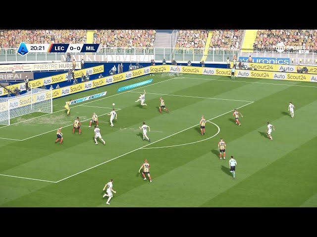 Football Life 2025 + Megapatch v3.1 Gameplay Serie A Full MOD. U.S. Lecce vs AC Milan.