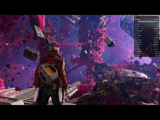 Guardians of the Galaxy - 7900 XTX, 5950x, 1440p, Ultra, Max RT