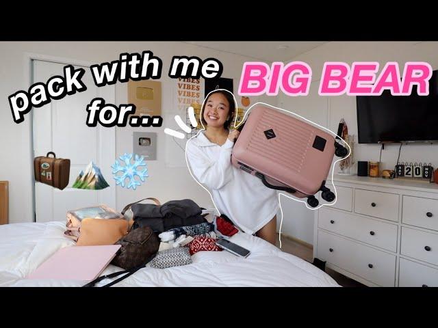 pack with me for BIG BEAR! ️ Nicole Laeno