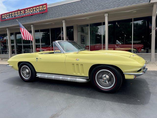 1966 Chevrolet Corvette Roadster $72,900.00