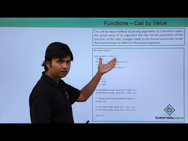 C - Function Call by Value