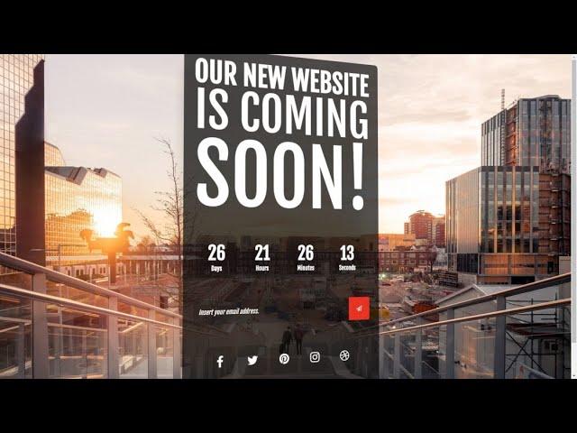 WordPress Coming Soon Plugin | Coming Soon Template | Website Under Construction Template Plugin