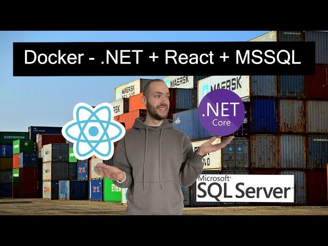 Docker Compose with .NET 8, React, and MSSQL