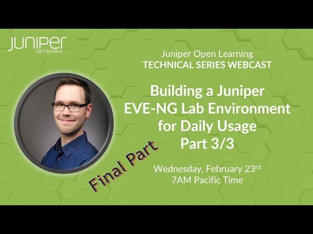 Building a Juniper EVE-NG Lab-Environment for daily usage - Part 3/3