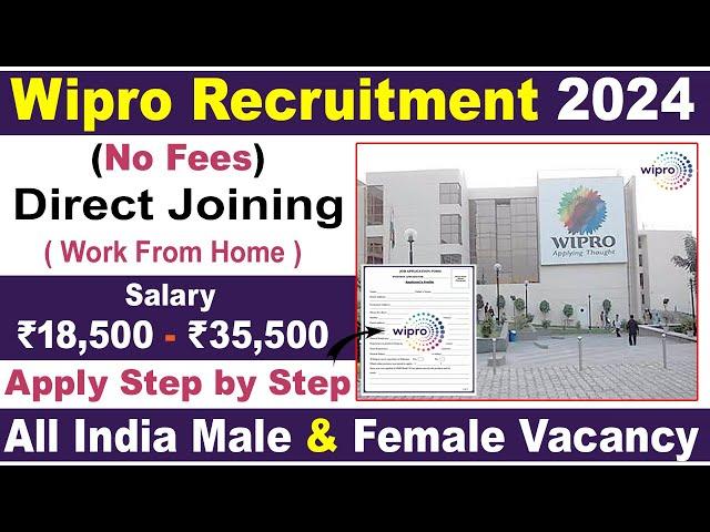 Wipro Job Apply 2024 | Work From Home Jobs | Wipro Job Vacancy 2024 | Private Job Vacancy 2024