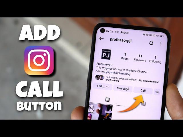 How to Add Call Button on Instagram Profile