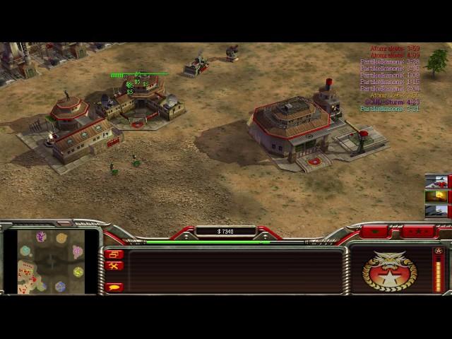 Command & Conquer Generals Zero Hour Let's Play Skirmish 1 vs. 7 (Brutal) German