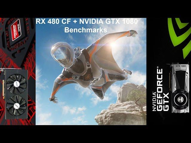 AMD RX 480 CrossFire + NVIDIA GTX 1080 Synthetic Benchmarks