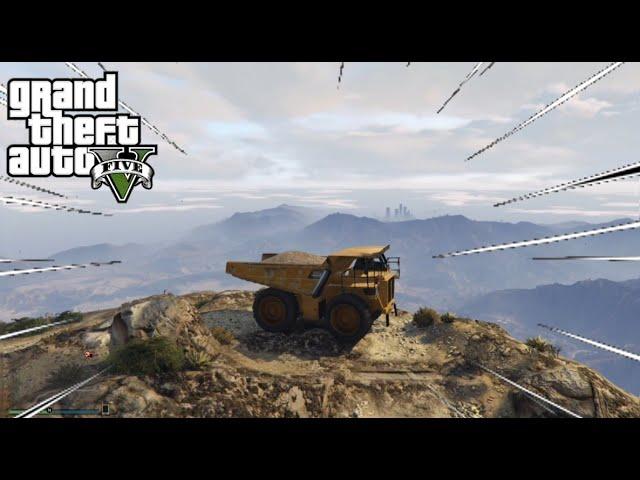 Bringing a DUMP TRUCK to Mount Chiliad (GTA Online)