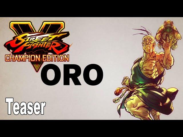 Street Fighter V Oro Trailer [HD 1080P]