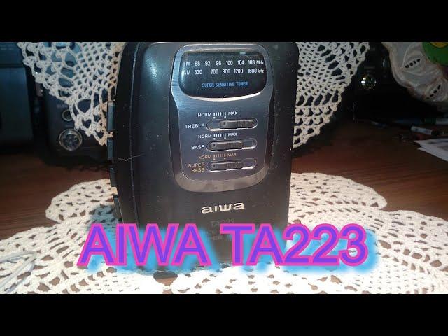 Обзор.Walkman AIWA TA223 STEREO RADIO CASSETTE