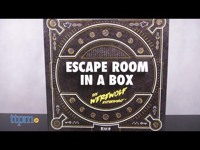 Escape Room in a Box The Werewolf Experiment from Mattel