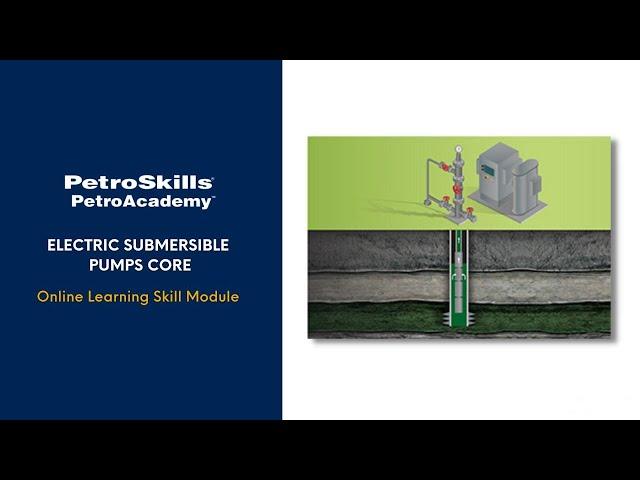 PetroSkills: Electric Submersible Pumps Core - PetroAcademy eLearning