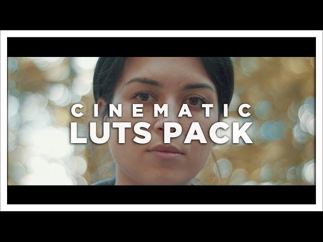 6 Cinematic LUTs Package for DaVinci Resolve, Adobe Premiere Pro, After Effects and Photoshop