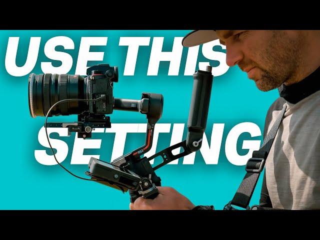 DJI RS3 Gimbal Settings | From SHAKY To Super Smooth Footage!