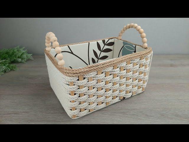 My friend begged me to tell you where I bought such a luxurious Basket