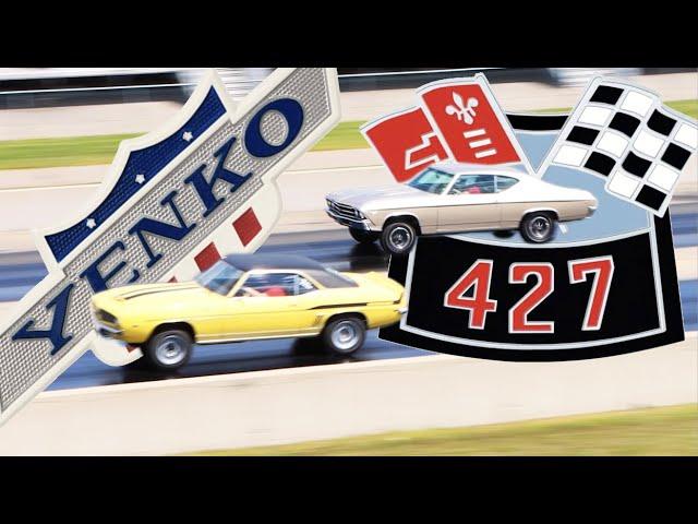 1969 Chevrolet Yenko Camaro vs 1969 Chevrolet COPO Chevelle | FACTORY STOCK DRAG RACE