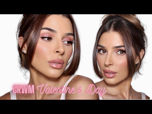 Valentine's Day Makeup and hair tutorial 2023