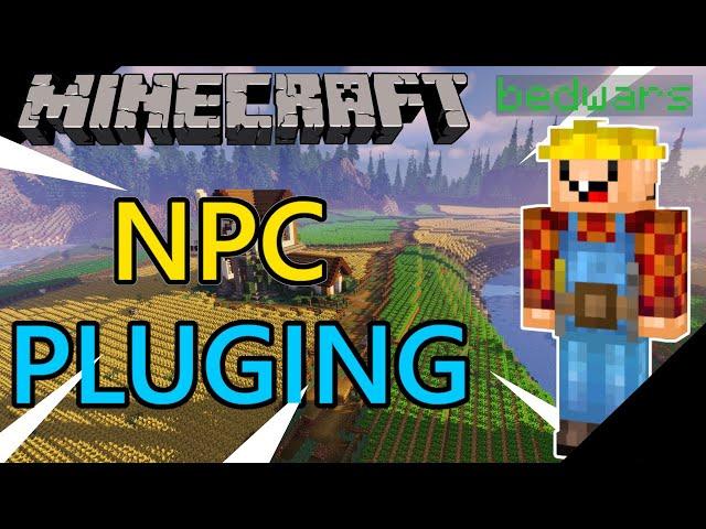 Minecraft NPC erstellen wie auf großen Servern | Minecraft Plugin (Aternos)