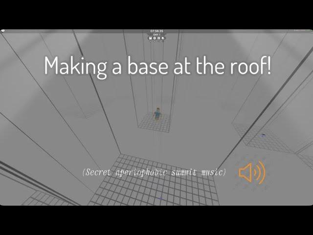 Making a base near "The Roof" | Roblox SCP-3008